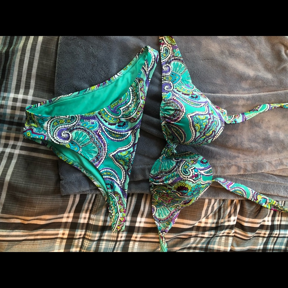aerie paisley bikini
